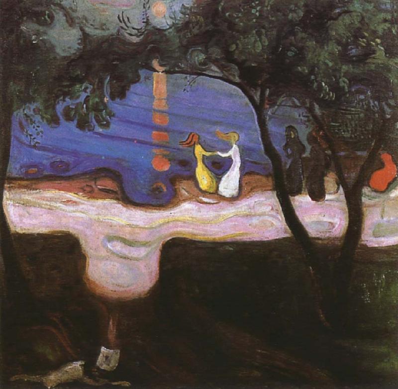 Edvard Munch Dance beside the water